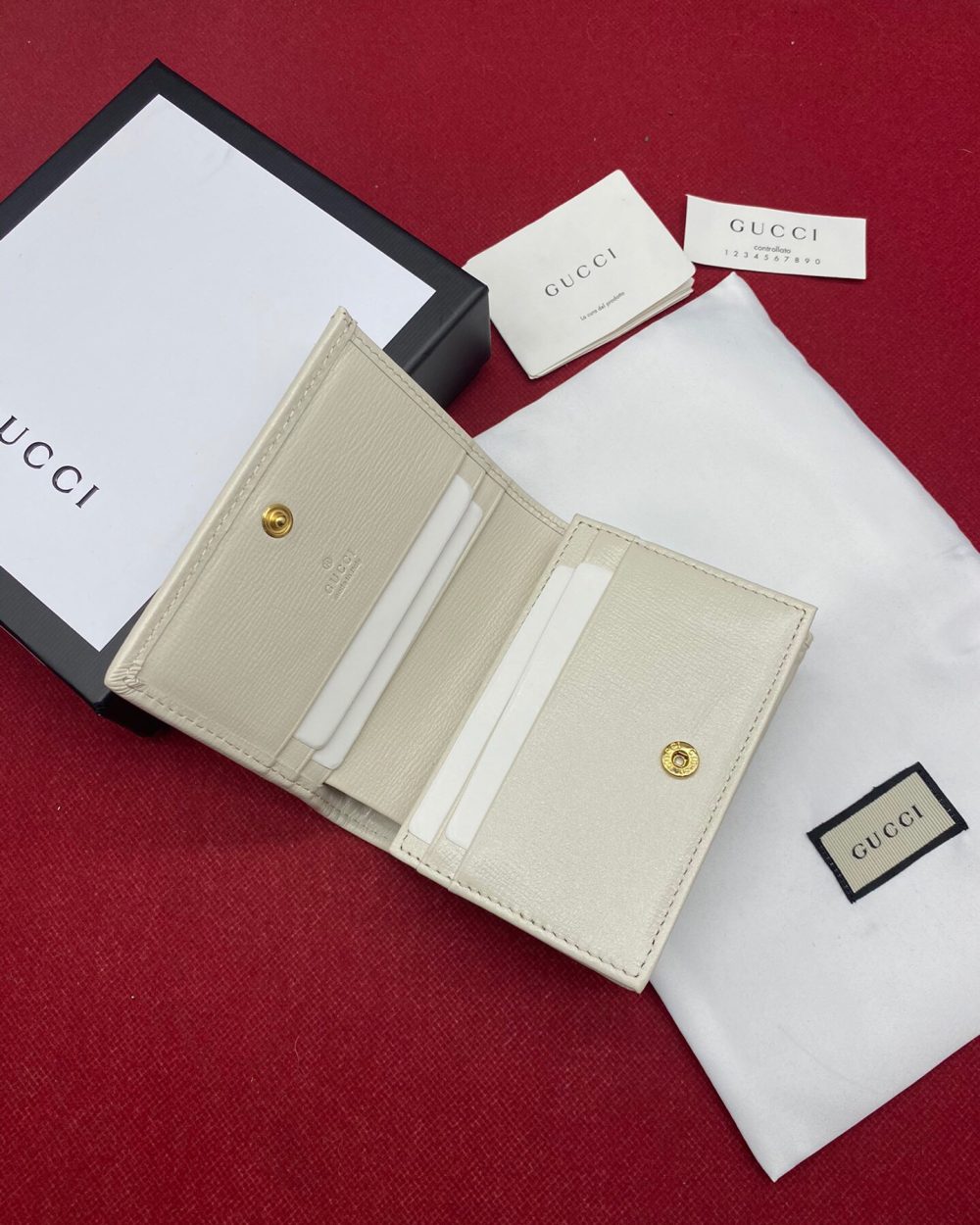 1:1 Replica Gucci Horsebit 1955 Card Case Wallet Light Grey Women's Wallet 11cm/4.3in GG 621887 92TCG 9761