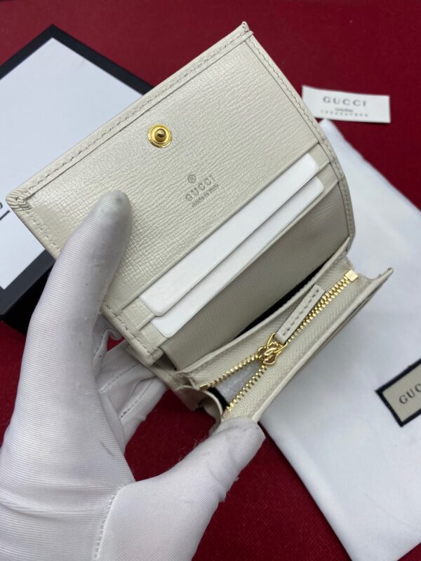 Gucci Horsebit 1955 Card Case Wallet Light Grey Women's Wallet 11cm/4.3in GG 621887 92TCG 9761