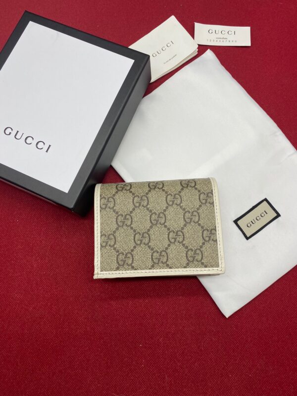 Gucci Horsebit 1955 Card Case Wallet Light Grey Women's Wallet 11cm/4.3in GG 621887 92TCG 9761