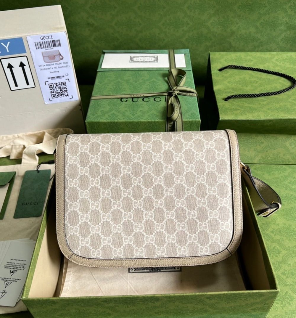 1:1 Replica Gucci Horsebit 1955 GG Mini Bag Beige For Women, Women's Bags 8.1in/21cm GG ‎‎658574 UULAG 9682