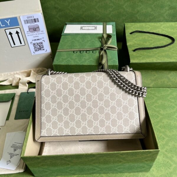 1:1 Replica Gucci Horsebit 1955 GG Mini Bag Beige For Women, Women's Bags 8.1in/21cm GG ‎‎658574 UULAG 9682