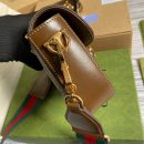 1:1 Replica Gucci Horsebit 1955 GG Mini Bag Beige For Women, Women's Bags 8in/21cm GG