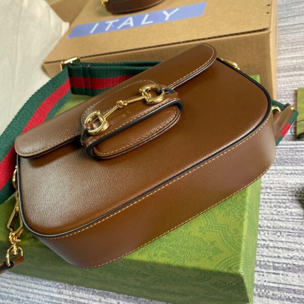 1:1 Replica Gucci Horsebit 1955 GG Mini Bag Red For Women, Women's Bags 8in/21cm GG