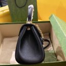 1:1 Replica Gucci Horsebit 1955 Mini Bag Black For Women, Women's Bags 8.7in/22cm GG 703848 AAA7G 1000