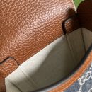 1:1 Replica Gucci Horsebit 1955 Mini Bag Blue And Ivory GG Denim Jacquard For Women 6.7in/17cm 625615 2KQGG 8375
