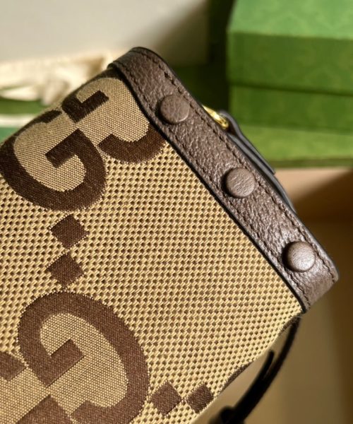 1:1 Replica Gucci Horsebit 1955 Mini Bag Brown For Women, Women's Bags 7.1in/18cm GG ‎‎