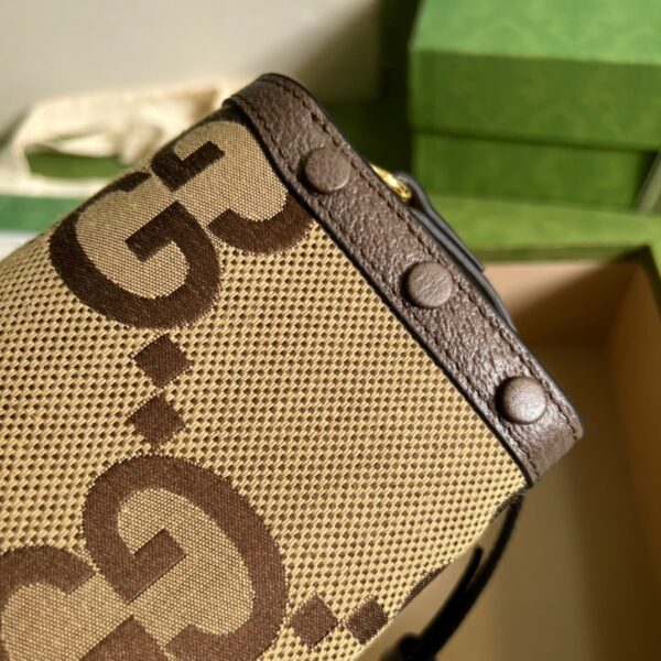 1:1 Replica Gucci Horsebit 1955 Mini Bag Brown For Women, Women's Bags 7.1in/18cm GG ‎‎