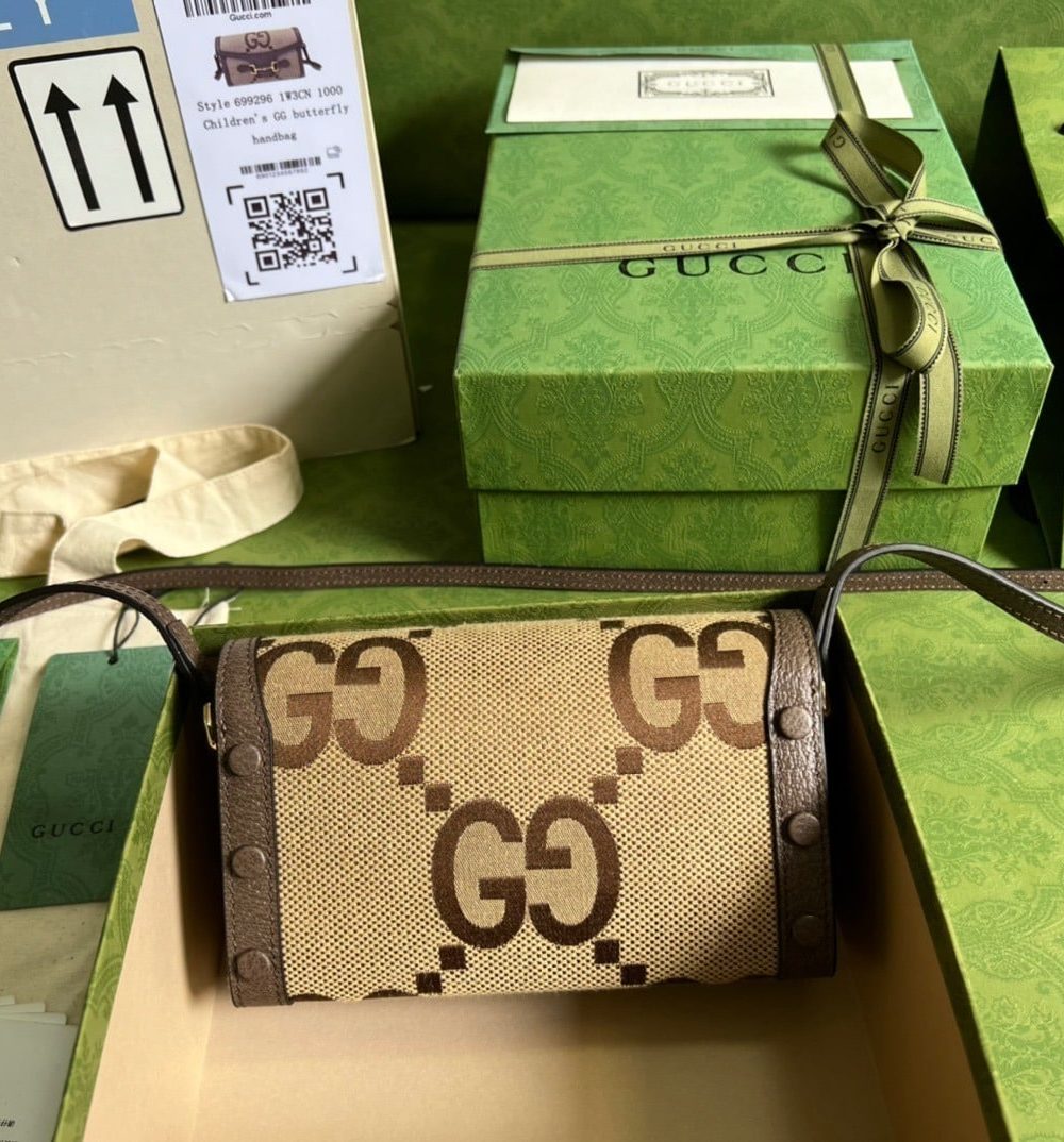 1:1 Replica Gucci Horsebit 1955 Mini Bag Brown For Women, Women's Bags 7.1in/18cm GG ‎‎