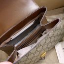 1:1 Replica Gucci Horsebit 1955 Mini Bag Brown For Women, Women's Bags 8.7in/22cm GG ‎703848 9AAAJ 8563