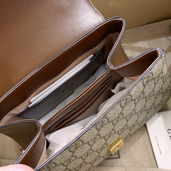 1:1 Replica Gucci Horsebit 1955 Mini Bag Brown For Women, Women's Bags 8.7in/22cm GG ‎703848 9AAAJ 8563