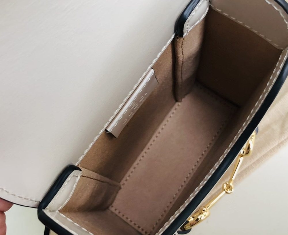 1:1 Replica Gucci Horsebit 1955 Mini Bag For Women White 6.7in/17cm ‎625615