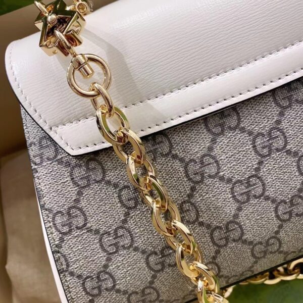1:1 Replica Gucci Horsebit 1955 Mini Bag White For Women, Women's Bags 8.7in/22cm GG ‎703848 92TCK 9761