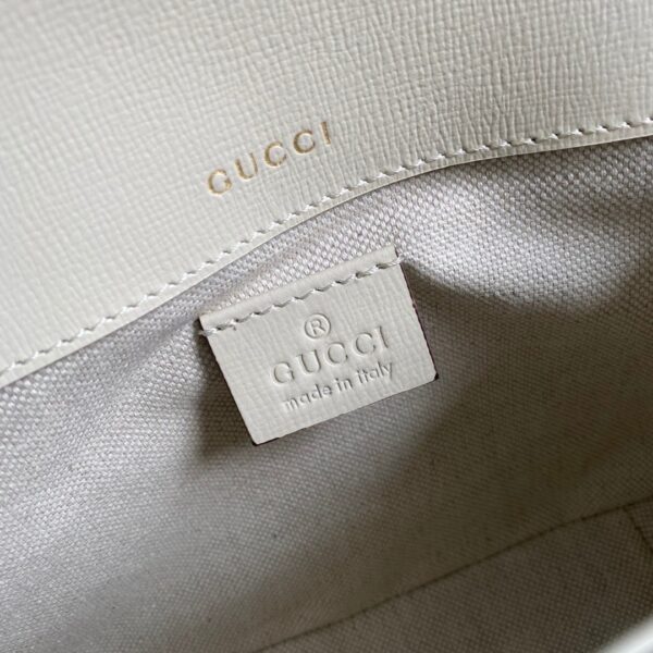 1:1 Replica Gucci Horsebit 1955 Mini Bag White For Women, Women's Bags 8in/21cm GG 658574 18YSG 9068