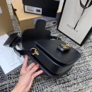 1:1 Replica Gucci Horsebit 1955 Shoulder Bag Black Textured With A Vintage Effect For Women 9.8in/25cm GG ‎602204 1DB0G 1000