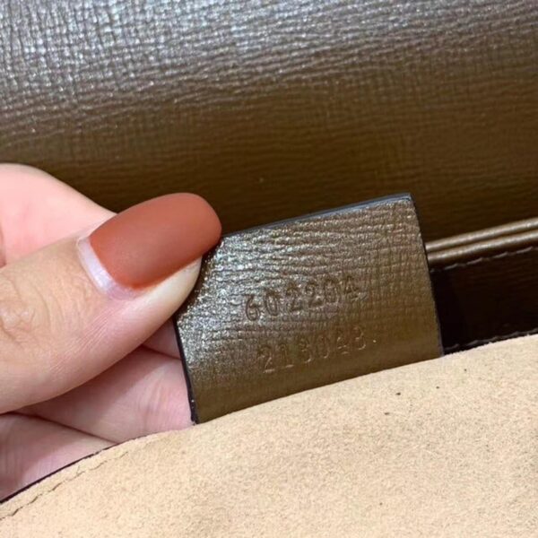 1:1 Replica Gucci Horsebit 1955 Shoulder Bag Brown Textured With A Vintage Effect For Women 9.8in/25cm GG ‎602204 1DB0G 2361