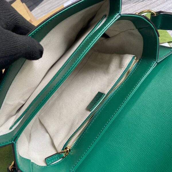 1:1 Replica Gucci Horsebit 1955 Shoulder Bag Green For Women, Women's Bags 9.8in/25cm GG