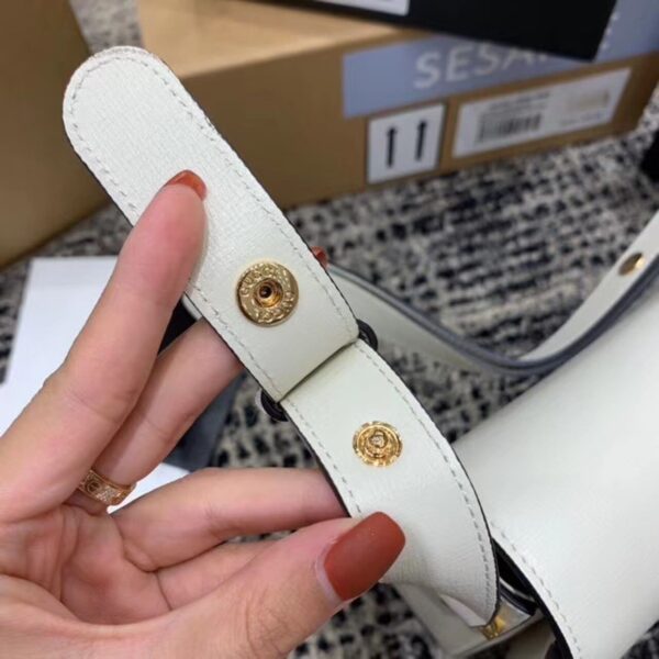 1:1 Replica Gucci Horsebit 1955 Shoulder Bag White For Women 9.8in/25cm GG ‎602204 1DB0G 9022