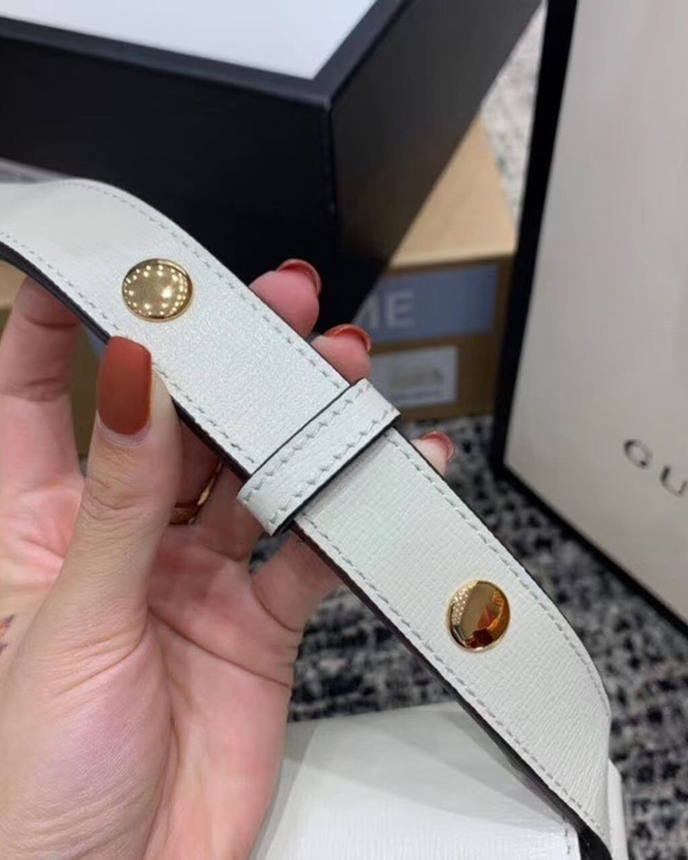 1:1 Replica Gucci Horsebit 1955 Shoulder Bag White For Women 9.8in/25cm GG ‎602204 1DB0G 9022