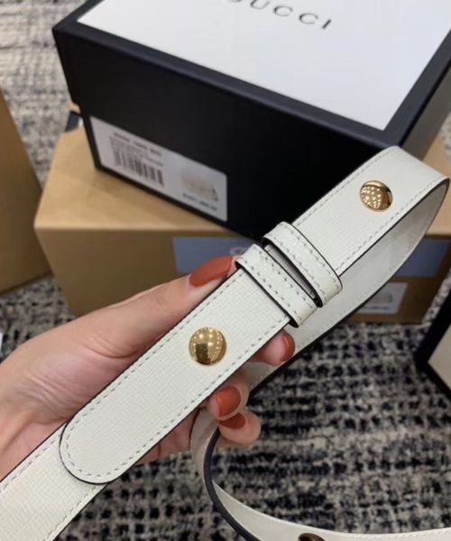 1:1 Replica Gucci Horsebit 1955 Shoulder Bag White For Women 9.8in/25cm GG ‎602204 1DB0G 9022