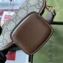 1:1 Replica Gucci Horsebit 1955 Strap Wallet Brown For Women, Women's Bags 4.7in/12cm GG ‎699760 HUHHG 8565