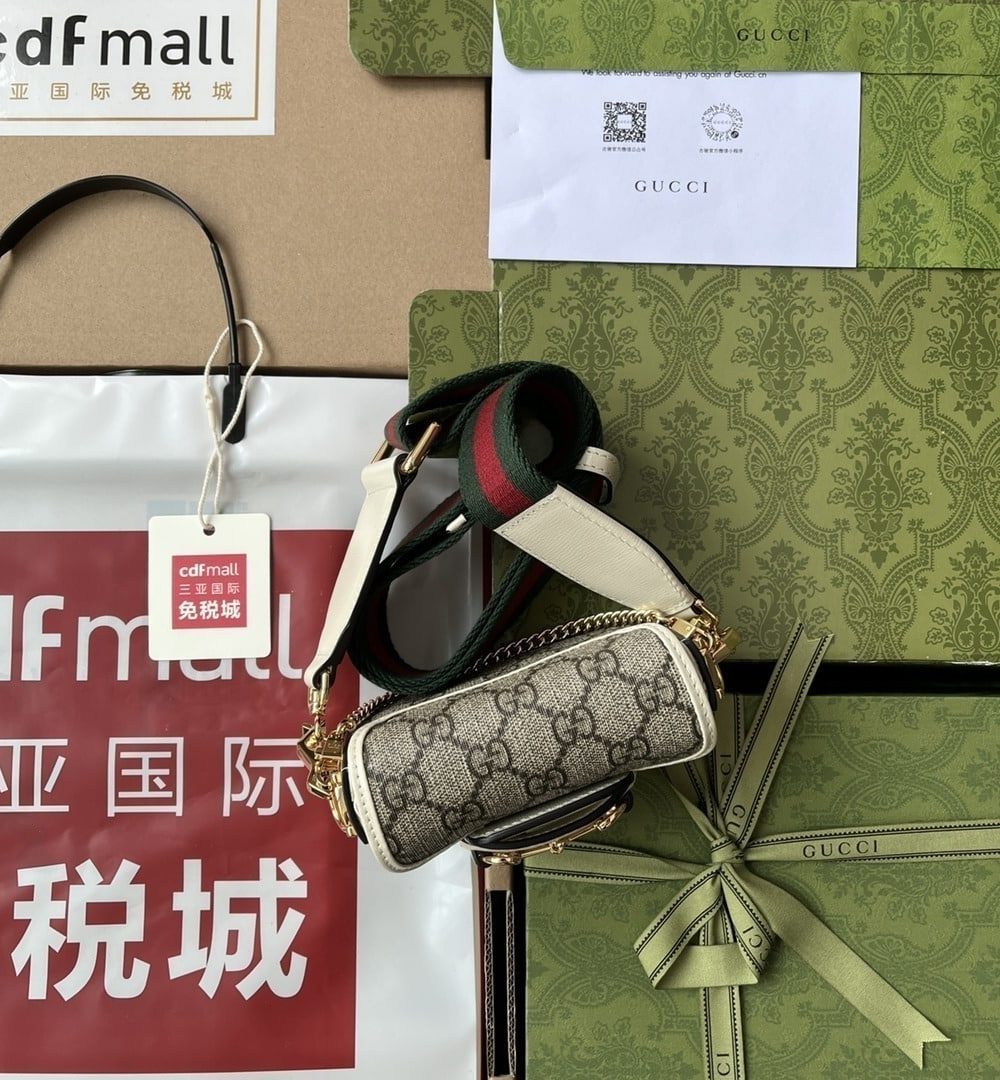 1:1 Replica Gucci Horsebit 1955 Strap Wallet Brown For Women, Women's Bags 4.7in/12cm GG ‎