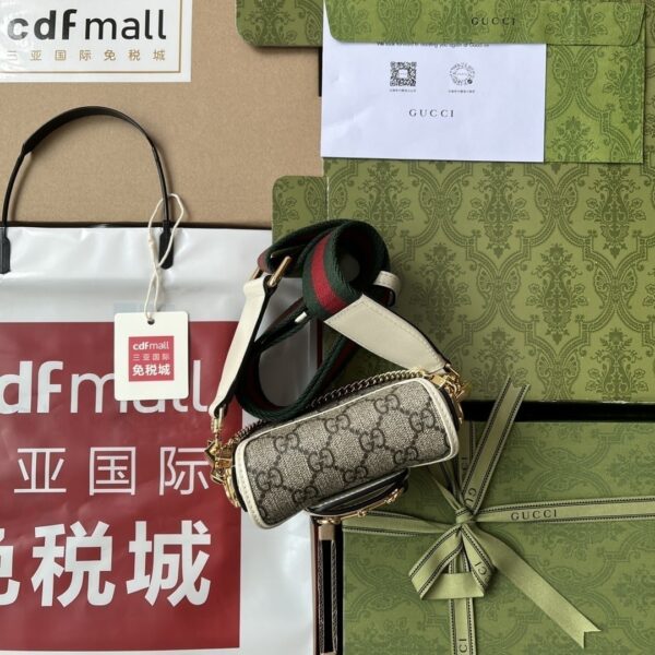 1:1 Replica Gucci Horsebit 1955 Strap Wallet Brown For Women, Women's Bags 4.7in/12cm GG ‎