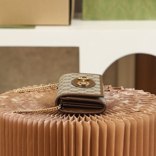 Gucci Horsebit 1955 Wallet With Chain 19cm Beige