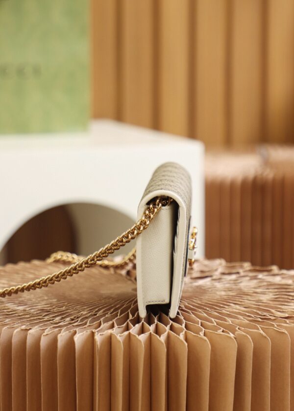 Gucci Horsebit 1955 Wallet With Chain 19cm Beige