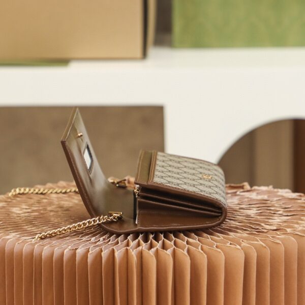 Gucci Horsebit 1955 Wallet With Chain 19cm Beige