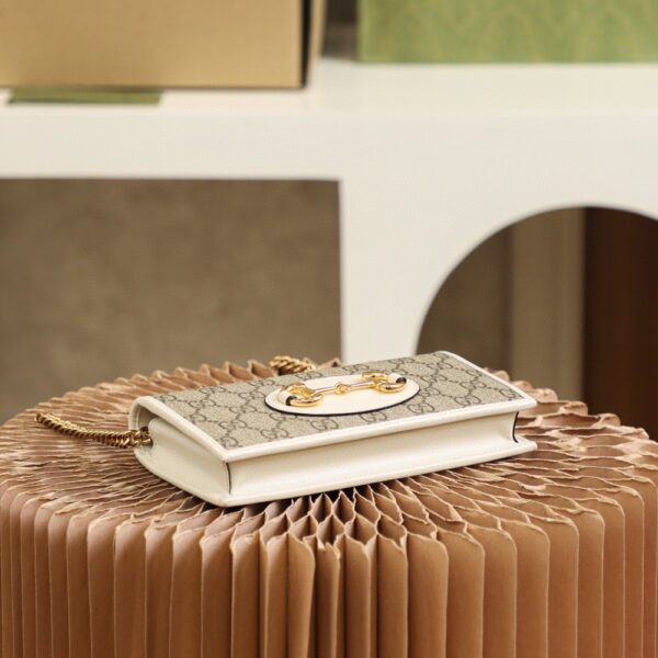 Gucci Horsebit 1955 Wallet With Chain 19cm Beige