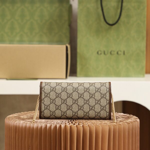 Gucci Horsebit 1955 Wallet With Chain 19cm Beige