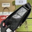 1:1 Replica Gucci Imprime Medium Messenger Bag Black For Women, Women's Bags 12in/30.5cm GG