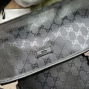 1:1 Replica Gucci Imprime Medium Messenger Bag Black For Women, Women's Bags 12in/30.5cm GG