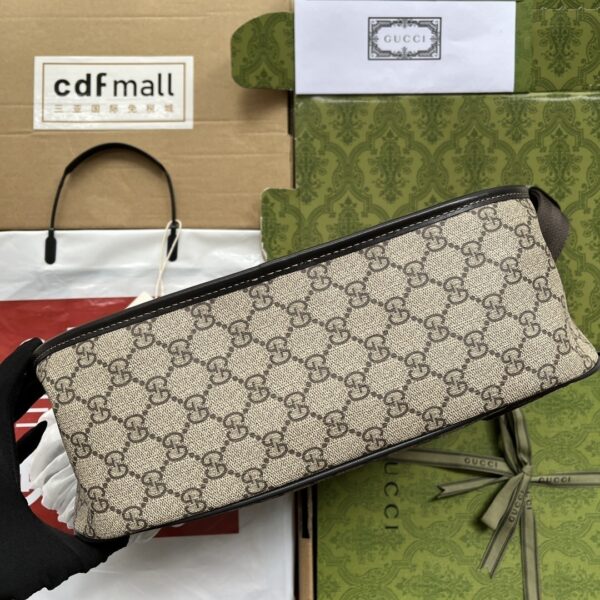1:1 Replica Gucci Imprime Medium Messenger Bag Brown For Women, Women's Bags 12in/30.5cm GG