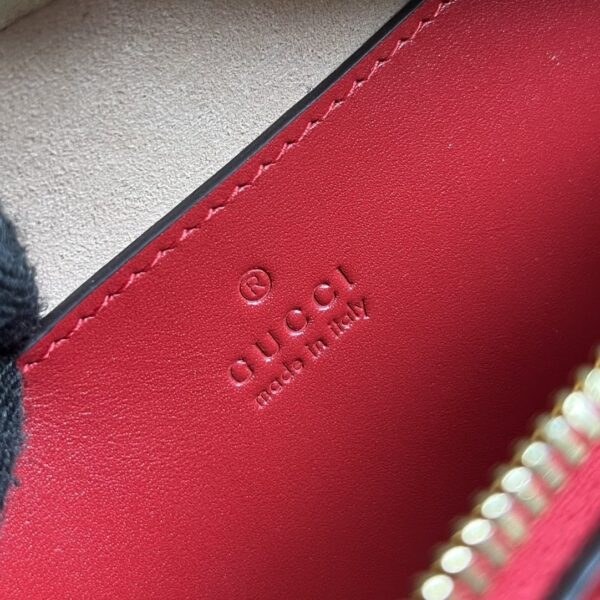 1:1 Replica Gucci Interlocking G Mini Heart Shoulder Bag Red/White/Black For Women 20cm / 7.9in 751628 AACCL 6433