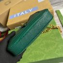 1:1 Replica Gucci Jackie 1961 Lizard Mini Bag Green For Women, Women's Bags 7.5in/19cm GG ‎