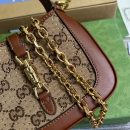 1:1 Replica Gucci Jackie 1961 Mini GG Shoulder Bag Beige For Women, Women's Bags 7.5in/19cm GG 675799 21HRG 2687