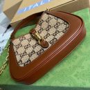 1:1 Replica Gucci Jackie 1961 Mini GG Shoulder Bag Beige For Women, Women's Bags 7.5in/19cm GG 675799 21HRG 2687