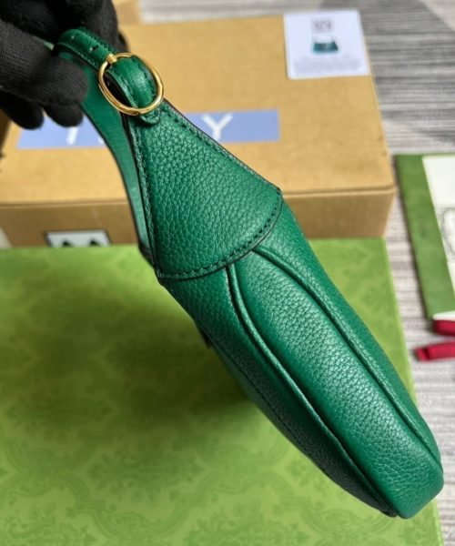 1:1 Replica Gucci Jackie 1961 Mini Shoulder Bag Green For Women, Women's Bags 7.5in/19cm GG