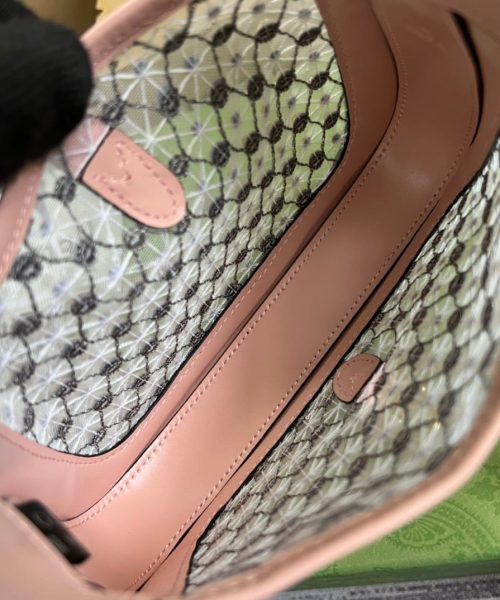 1:1 Replica Gucci Jackie 1961 Mini Shoulder Bag Light Pink For Women, Women's Bags 7.5in/19cm GG