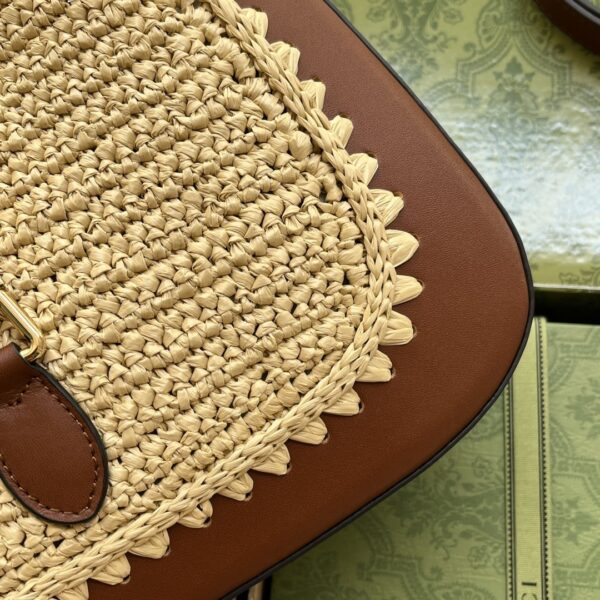 1:1 Replica Gucci Jackie 1961 Small Bag Beige And Brown For Women, Women's Bags 10.8in/27.5cm GG‎ ‎‎