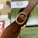 1:1 Replica Gucci Jackie 1961 Small Bag Beige And Brown For Women, Women's Bags 10.8in/27.5cm GG‎ ‎‎