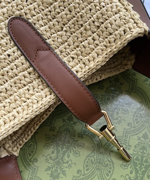 1:1 Replica Gucci Jackie 1961 Small Bag Beige And Brown For Women, Women's Bags 10.8in/27.5cm GG‎ ‎‎
