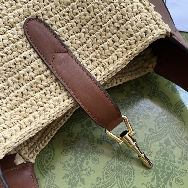 1:1 Replica Gucci Jackie 1961 Small Bag Beige And Brown For Women, Women's Bags 10.8in/27.5cm GG‎ ‎‎