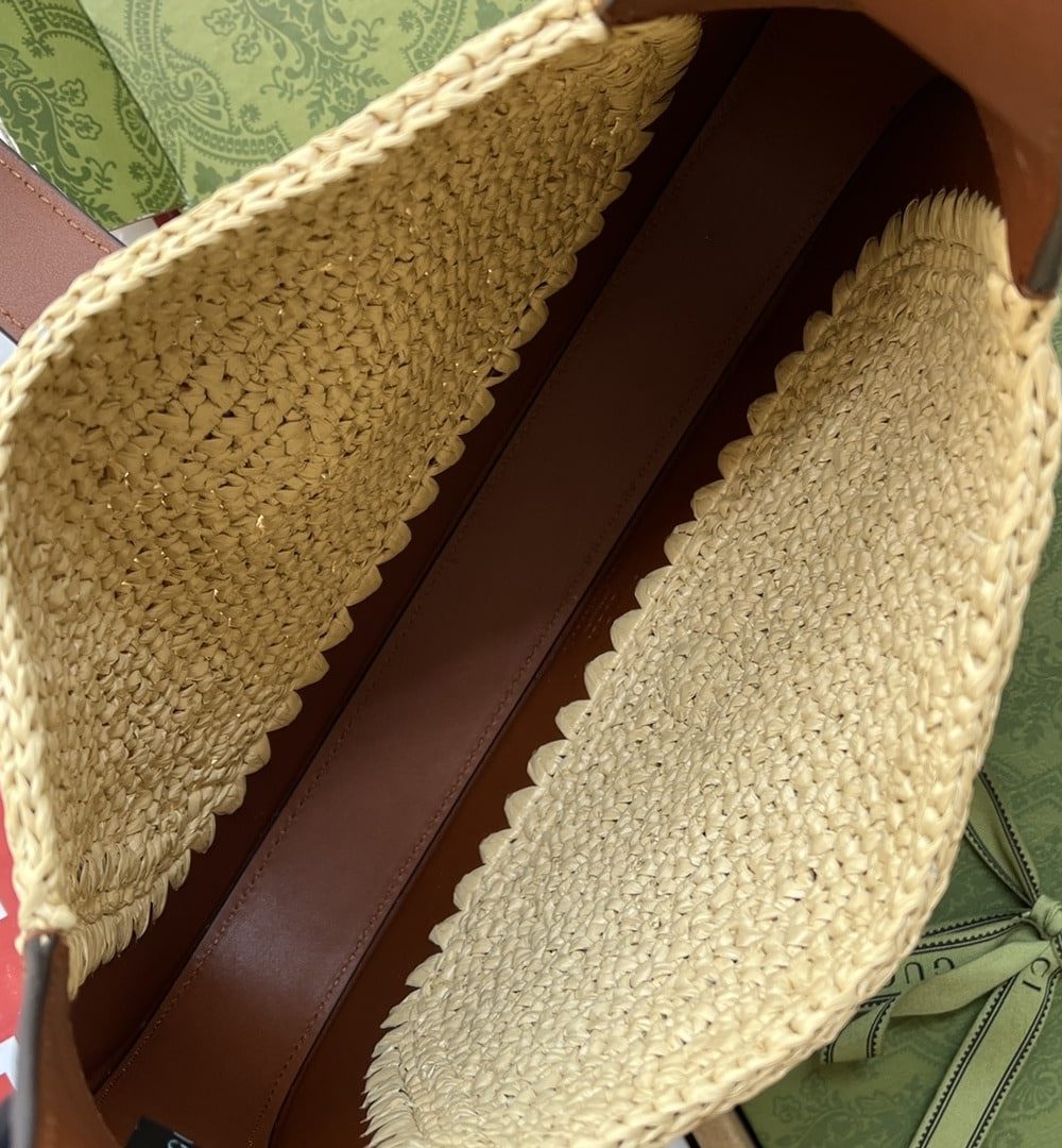 1:1 Replica Gucci Jackie 1961 Small Bag Beige And Brown For Women, Women's Bags 10.8in/27.5cm GG‎ ‎‎