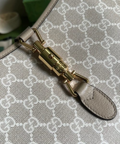 1:1 Replica Gucci Jackie 1961 Small GG Shoulder Bag Beige For Women, Women's Bags 11in/28cm GG ‎678843 UULAG 9682
