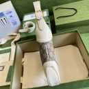 1:1 Replica Gucci Jackie 1961 Small Shoulder Bag Beige And Ebony GG Supreme Canvas For Women 11in/28cm 636706 HUHHG 9794