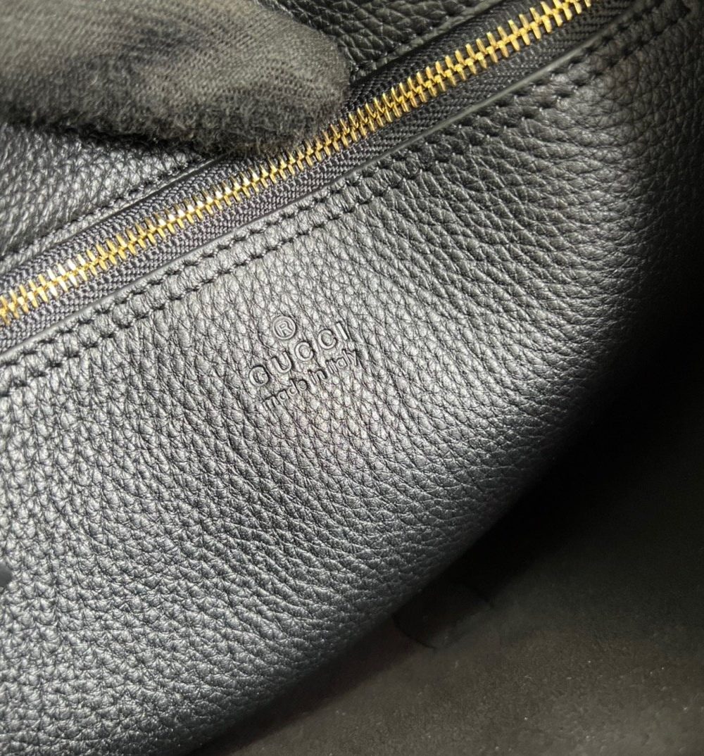 1:1 Replica Gucci Jackie 1961 Small Shoulder Bag Black For Women, Women's Bags 10.8in/28cm GG ‎636709 10O0G 1000