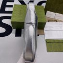 1:1 Replica Gucci Jackie 1961 Small Shoulder Bag Silver For Women, Women's Bags 10.8in/28cm GG