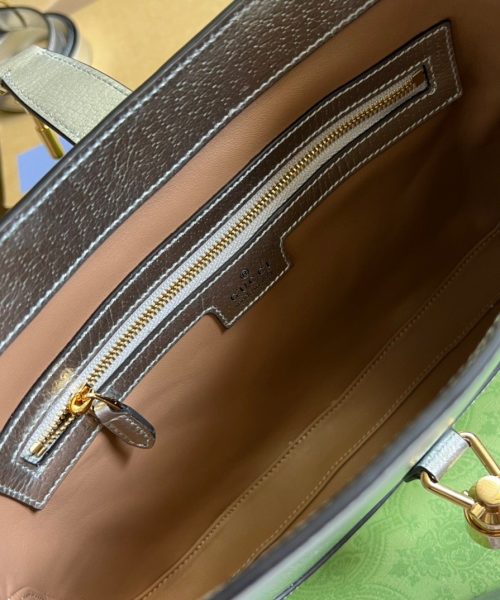 1:1 Replica Gucci Jackie 1961 Small Shoulder Bag Silver For Women, Women's Bags 10.8in/28cm GG